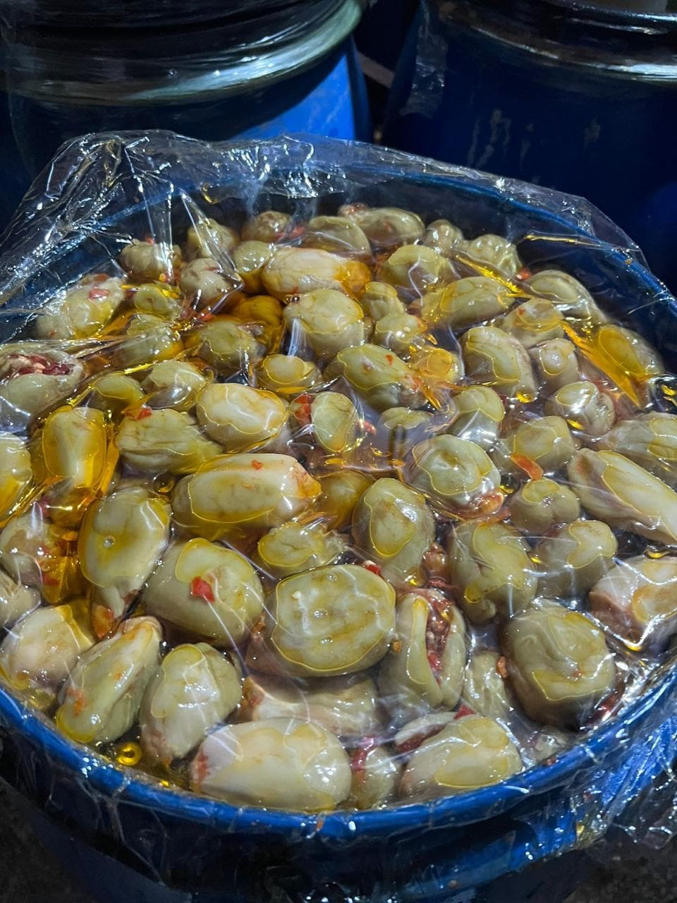 Traditional Lebanese makdous